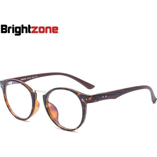 Brightzone 2017 Clear Fashion Glasses Frames Vintage Eyeglass Frames Round Frame Ultra Light Retro Plastic Eyewear TR90