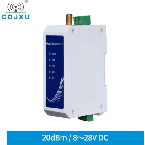 E95-DTU(400F20-485) SX126X 410-510MHz 20dBm 1km Range 12V 24V RS485 Modbus Din Rail 433Mhz LoRa Modem