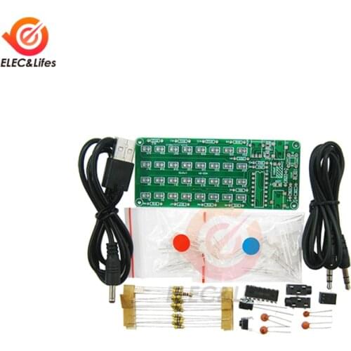 DC 5V 8*4 Level Indicator DIY Kit SMD Soldering Practice Board Audio Spectrum Indicator Electronic Production Parts