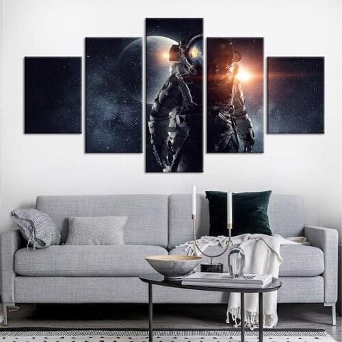 Canvas Painting Wall Art Framework HD Prints 5 Pieces Space satellite Picture Poster for Home Decor