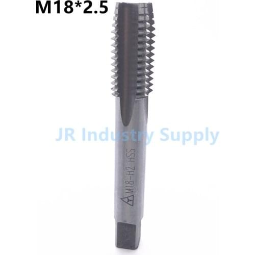 M18*2.5 screw tap HSS precision H2 1pcs Straight Fluted Screw Thread Metric Plug Hand Tap Drill