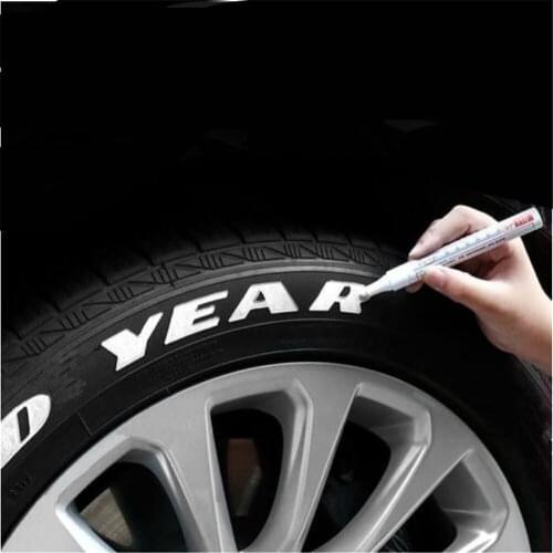 Waterproof Pen Car Tyre Tire Paint Marker Pen for Audi A3 8L 8P A4 B6 B7 B8 A6 C5 C6 4F RS3 Q3 Q7 TT