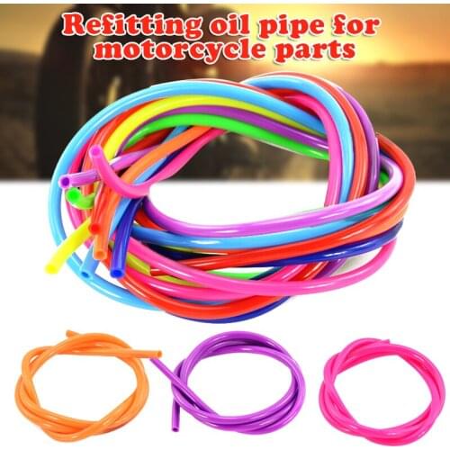 1m Oil Hose for Motorcycle Bike Universal Petrol Pipe High Temperature Resistance Rubber Hose can CSV