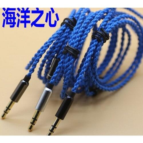 Single crystal copper earphone cable DIY earphone material heart of Ocean