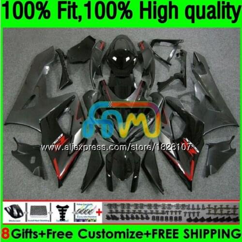 OEM For SUZUKI GSXR-1000 GSX R1000 GSXR 1000 CC 05 06 42BS.13 GSX-R1000 1000CC 05 06 K5 GSXR1000 2005 Black grey 2006 Fairing