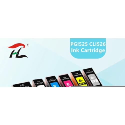 PGI525 CLI526 PGI 525 CLI 526 Ink Cartridges for Canon Pixma iP4850 ix6550 MG5150 MG5250 MG6150 MG8150 MX885 MG5350 Printer