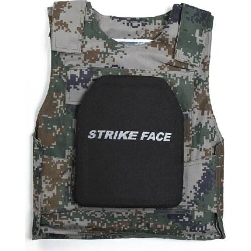 PE IIIA Level Bulletproof Plate Stand Alone Ballistic Panel Body Armor Plates UHMWPE 25*30cm Thickness 6 mm Lightweight 0.48kg