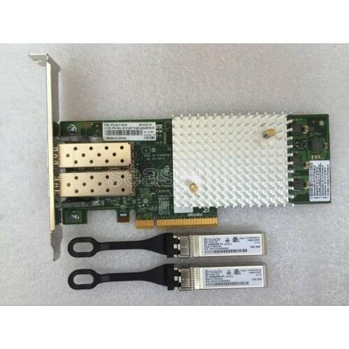 QLOGIC Brocade BR-1860-2F 2-Port 16Gb HBA Fibre 81Y1678 81Y1677 =QLE2662
