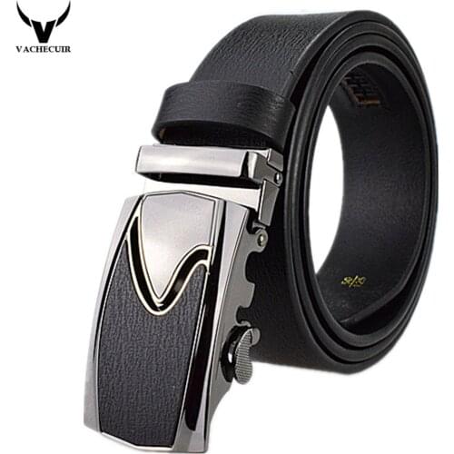 Mens leather belt men genuine leather waistband male strap man designer girdle automatic buckle belt size belt 110-130cm L4188