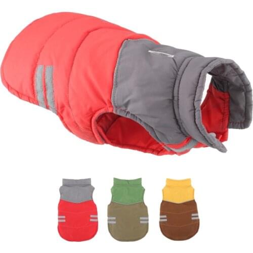 Luxury Winter Dog Clothes For Dogs Reflective Warm Down Jacket Waterproof Pet Coat For Small Puppy French Chihuahua Outfits 35