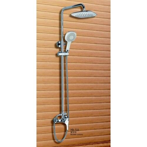 Bathroom sanitary ware high-grade copper drawing shower shower set of high-quality massage automatic adjustment shower set