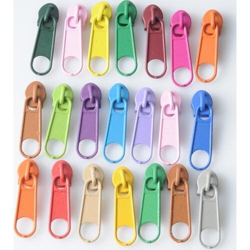 3# Zipper Sliders DIY Zipper Puller Head metal zipper head 10/30/100pcs For Clothing Bags Home Textile Sewing Tailor Accessorie