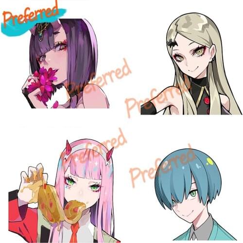 High Quality Game Animation Characters Sex Girl Car Windshield Sticker Skateboard Decal Car Stickers