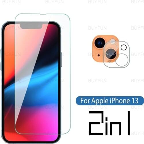 2in1 Camera Lens Screen Protector For Apple iPhone 13 Protective Tempered Glass For iPhone 13 12 Mini i Phone 13 12 11 Pro Max