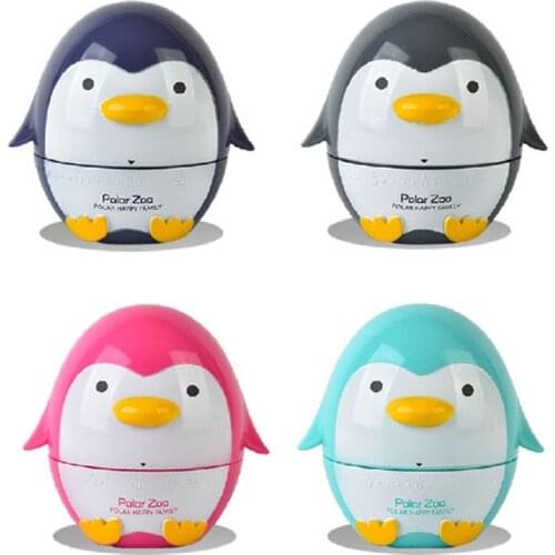 1PC Cute Cartoon Penguin Kitchen Timer 60 Minutes Cooking Mechanical Home Decoration 8*7.5CM Four Colors Are Available KC1516