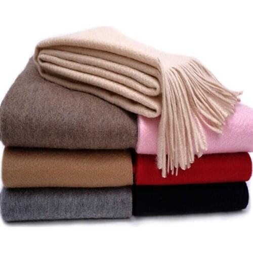 100%cashmere water ripples solid color women scarfs shawl pashmina 30x180cm autumn winter fashions