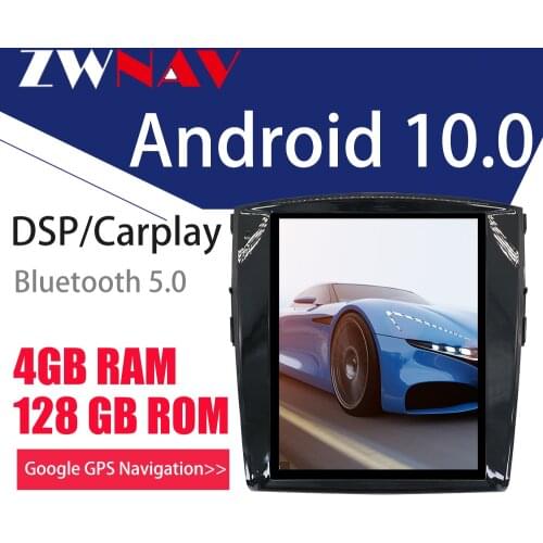 128GB Tesla Screen For MITSUBISHI PAJERO V97 V93 Shogun Montero 2006+ Android 10 Player GPS Head Unit Stereo Audio Recorder