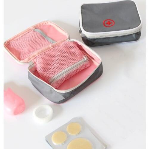 13*10*4cm Cute Mini Portable Medicine Bag First Aid Kit Emergency Kits Small Organizer