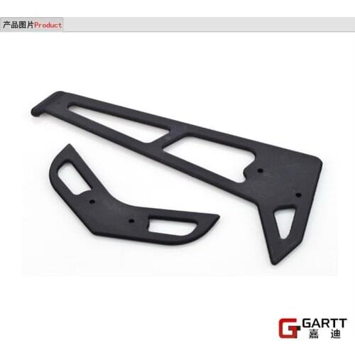 3Sets GARTT 500 Plastic Horizontal/Vertical Tail Fin Fits Align Trex 500 RC Helicopter Accessories