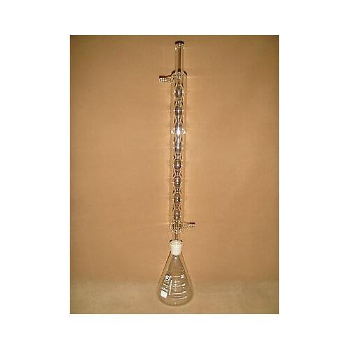 500ml Conical Reflux Device with Condenser and Conical Flask Lab Glassware