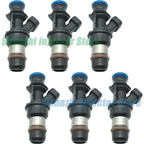 6pcs Fuel Injector Nozzle For Cadillac Chevrolet Express 1500 2500 Silverado 3500 GMC Savana 1500 Hummer H2 17113553