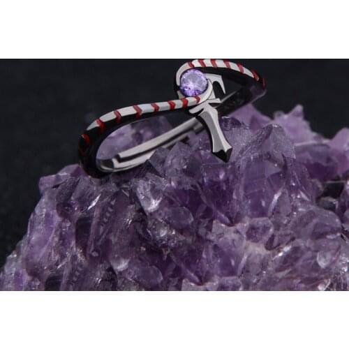 Anime Tokyo Ghoul Kaneki Ken Chilopod Shape Ring 925 Sterling Silver Finger Rings Size Adjustable Cosplay Props Gift