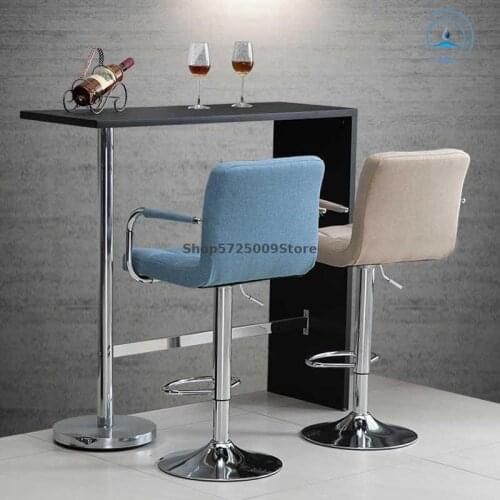 Bar Chair Bar Chair Front Desk Chair Makeup Armchair High Footed Stool Family Lift Chair Modern Simple Cashier Stool