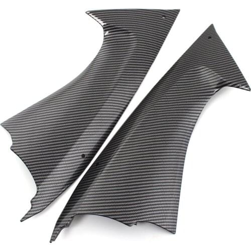 Motorcycle Side Air Duct Cover For Yamaha YZF R6 2008-2016 Carbon Fiber Paint ABS Plastic Fairing Insert Accessories
