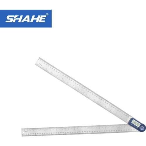 Shahe 500 mm Digital Angle Ruler Electronic goniometer Protractor Digital Angle Meter Stainless Steel Measuring Tools