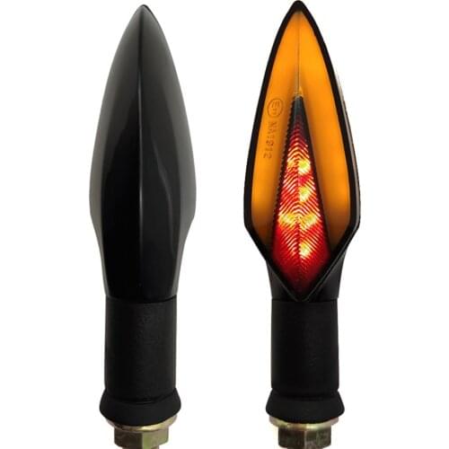 For Kawasaki ZX12R ZX6R ZX14R Z1000SX Z750 Z1000 LED Motorcycle Turn Signals Light Tail Lights Motor Accessories Yellow Red Lamp