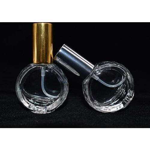 10ml Travel Mini Clear Reusable Refillable Bottle Perfume Atomizer Glass Pump Spray Bottle Cosmetic Containers