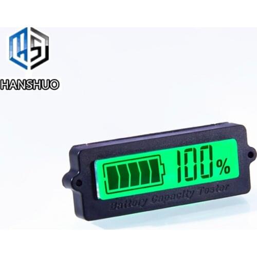 IC Tester Voltmeter Battery Capacity Indicator 12V LY6W Lead Acid LiPo LCD Display Battery Capacity Meter Power Detect Digital