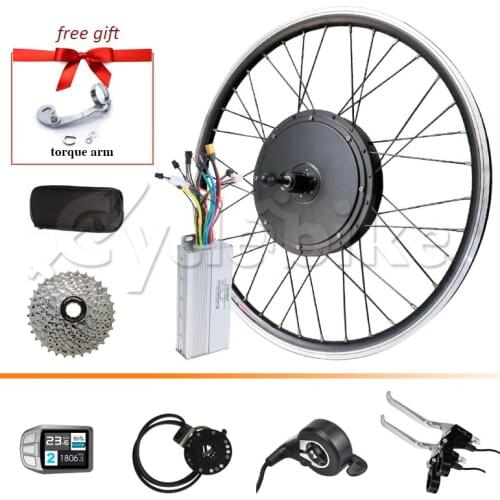 Hot Selling E BIKE Conversion Kit 48v 1500w Cassette Motor Wheel Electric Bicycle Conversion Kit 20"26"700C Motor Wheel