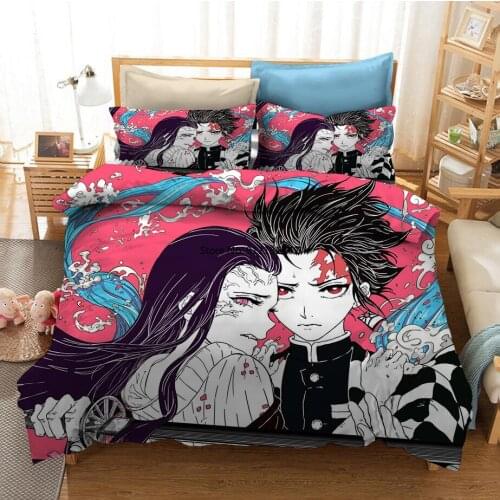 3D Printing My Hero Academy Bedding Cover Fashion Japanese Animation Duvet Quilt Cover Pillowcase Home Textile 2-3 Pieces