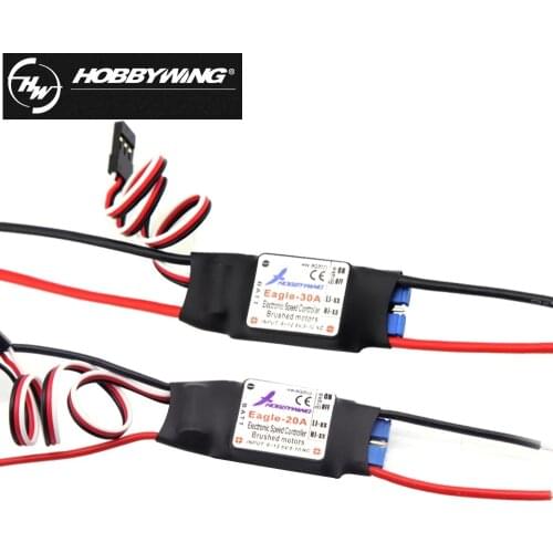 Hobbywing Eagle 20A /30A Brushed ESC w/1A BEC Speed Controller For Brushed Motor For RC Airplane