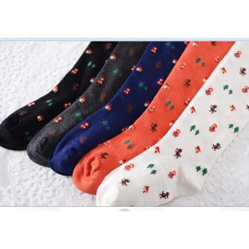 Line cotton pants children little girl render pantyhose manufacturer wholesale Christmas treeAge for 2 to 4 1pcs