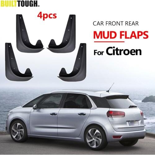 Set Universal Mudflaps Mud Flaps Splash Guards Mudguards For Citroen C1 C2 C3 C4 Xsara SpaceTourer Saxo Xantia Berlingo DS3 DS4