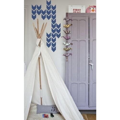 Ins Hot Sale Arrow wall stickers For Kids Room Boys Bedroom Wall Decals Removable Vinyl Teepee Wall Art Decals Mural D964
