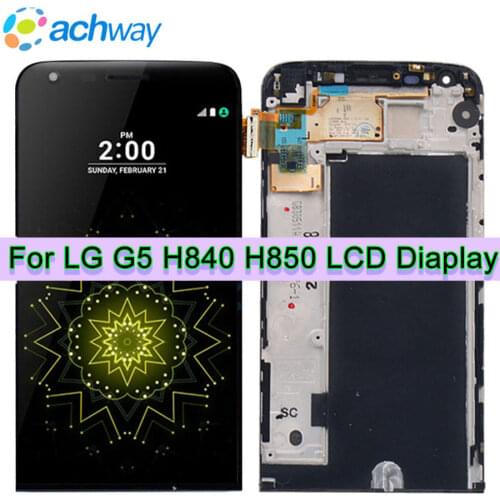 ORIGINAL for LG G5 LCD Screen H850 H840 F700 Replacment For LG G5 Display H860 Touch Screen Digitizer Assembly with Frame H830