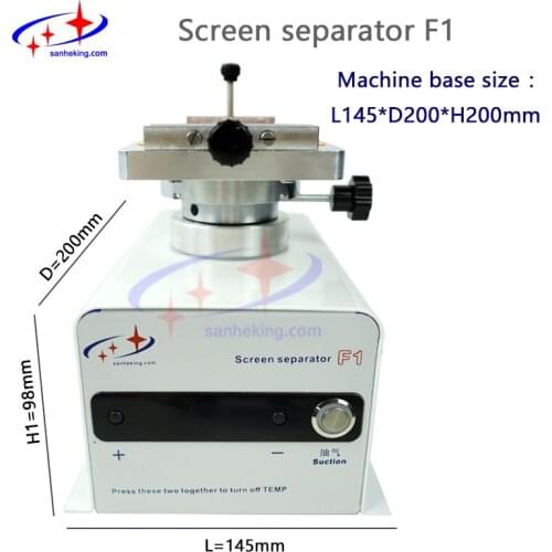 Hot Sale LCD Separator Build-In Vaccum Pump Touch Screen Separating Machine For IPhone SAMSUNG Touch Screen Glass Max 7 inches