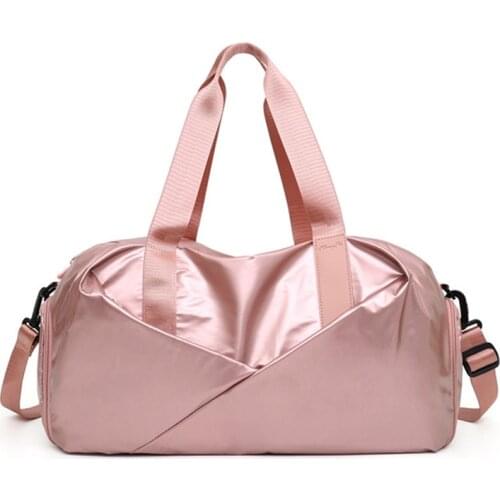 Pink Gym Bag Yoga Mat Bags Women Fitness Men Handbags Shoes Compartment Travel Training Bag Sport Duffel Maleta Gym Sack Pink