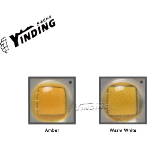 5PCS YINDING D9W50-L80 10W high power led amber/warm white light Flashlight light source Imitation XML2 Fishing light wick