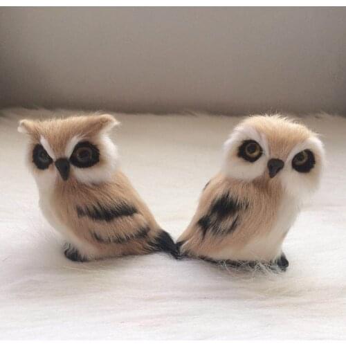 ZILIN vivid adorable owl / mini owl sold as a pair desk decor children gift