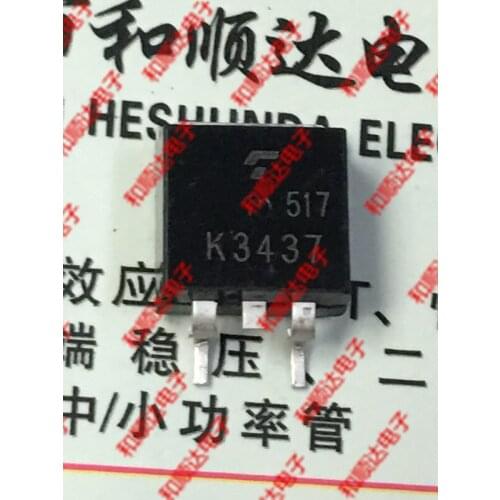10pcs/lot K3437 2SK3437 New Spot TO-263 600V 10A