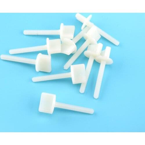 10pcs/lot Nylon Plastic Bolt Hand Thumb Screw M4 M6 For RC Airplane