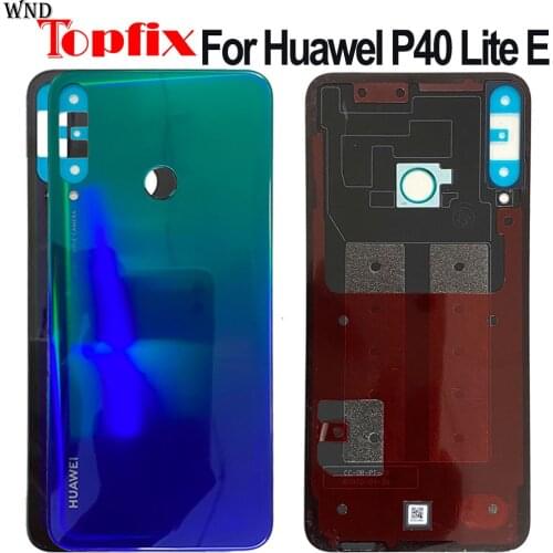 100% Original Glass Back Housing Door For Huawei P40 Lite E Rear Battery cover Replacement P40 Lite E Back Cover