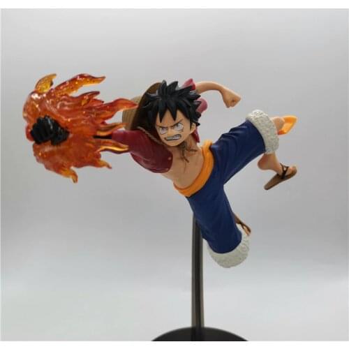 2021 Japanese original anime figure one piece luffy fighting ver action figure collectible model toys for boys