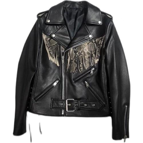 2021 Woman Coats Natural 100% Sheepskin Leather Jackets Female Windbreaker Sheepskin Leather Overcoat H330