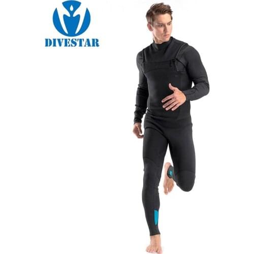 3MM Neoprene Wetsuit One-Piece and Close Body Diving Suit for Men Scuba Dive Surfing Snorkeling Spearfishing Plus Size