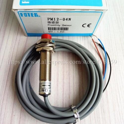 5PCS PM12-04N M12 NPN NO New FOTEK Proximity Switch Sensors 3 Wire 150mA 10-30VDC Sn-4mm